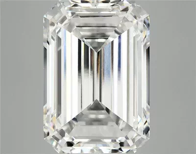 13.01ct F VVS2 Rare Carat Ideal Cut Emerald Lab Grown Diamond