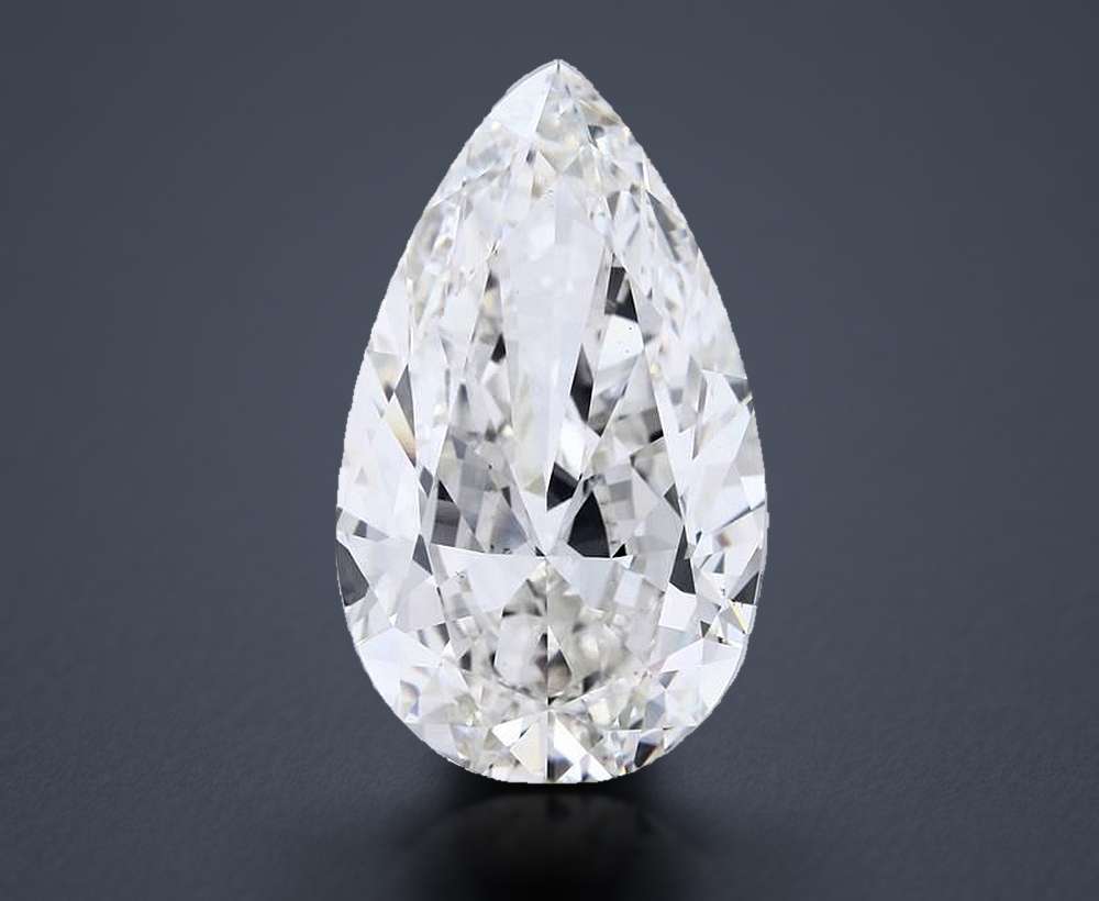 25.48ct G VS1 Rare Carat Ideal Cut Pear Lab Grown Diamond