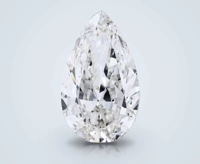 25.48ct G VS1 Rare Carat Ideal Cut Pear Lab Grown Diamond