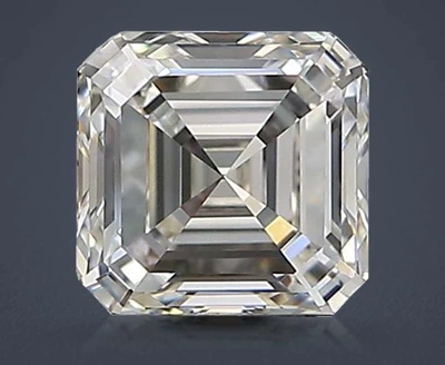 0.90ct H VVS1 Very Good Cut Asscher Diamond