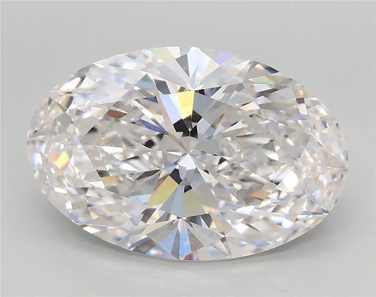 3.33ct F VVS2 Rare Carat Ideal Cut Oval Lab Grown Diamond