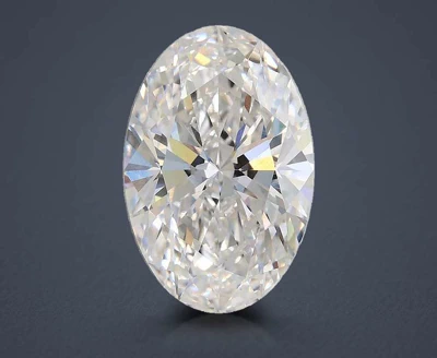3.33ct F VVS2 Rare Carat Ideal Cut Oval Lab Grown Diamond
