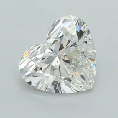 1.89ct F VVS1 Rare Carat Ideal Cut Heart Lab Grown Diamond