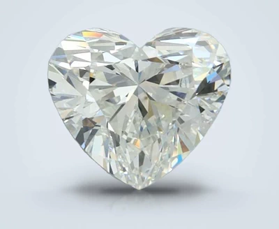 1.89ct F VVS1 Rare Carat Ideal Cut Heart Lab Grown Diamond