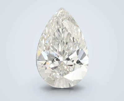 4.07ct F VS2 Rare Carat Ideal Cut Pear Lab Grown Diamond