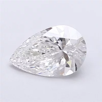 1.14ct D VVS2 Rare Carat Ideal Cut Pear Lab Grown Diamond