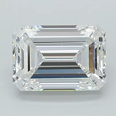 1.41ct D VS2 Rare Carat Ideal Cut Emerald Lab Grown Diamond