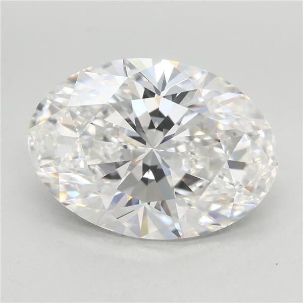 5.09ct E VVS2 Rare Carat Ideal Cut Oval Lab Grown Diamond