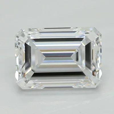 1.03ct F VS1 Rare Carat Ideal Cut Emerald Lab Grown Diamond