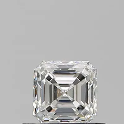 0.52ct H SI1 Rare Carat Ideal Cut Asscher Diamond