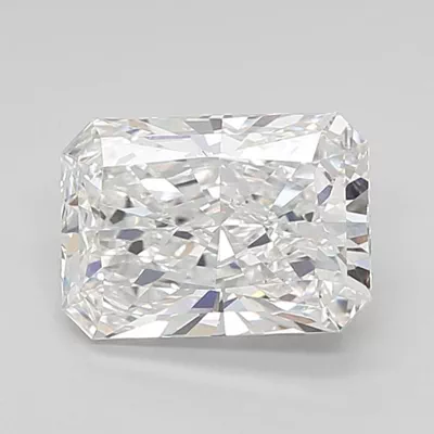 3.52ct F VS1 Rare Carat Ideal Cut Radiant Lab Grown Diamond