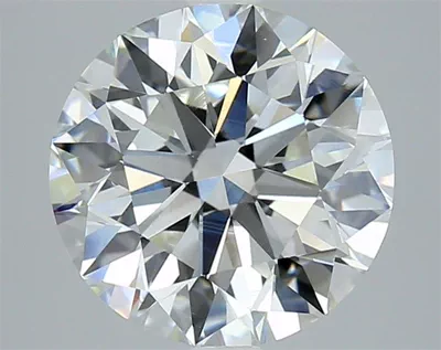3.81ct I VS2 Rare Carat Ideal Cut Round Diamond