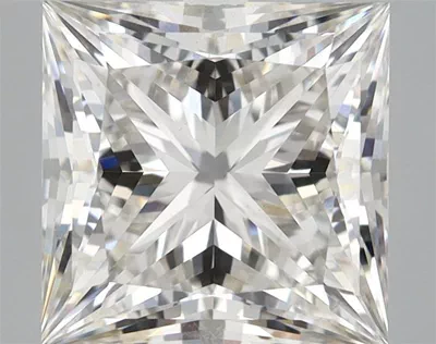 4.04ct H VS1 Rare Carat Ideal Cut Princess Lab Grown Diamond