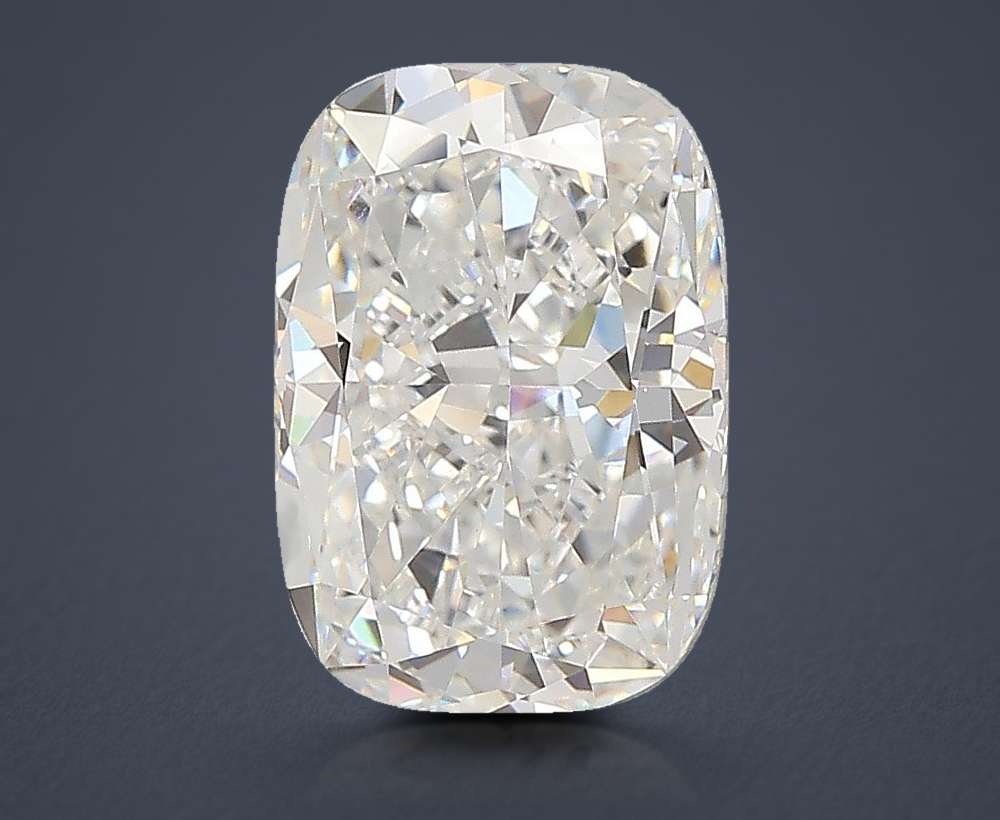 2.87ct E VS1 Rare Carat Ideal Cut Cushion Lab Grown Diamond