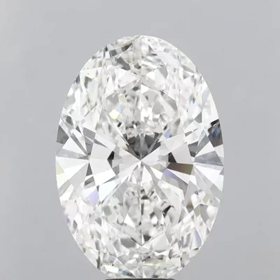 11.05ct F VS1 Rare Carat Ideal Cut Oval Lab Grown Diamond