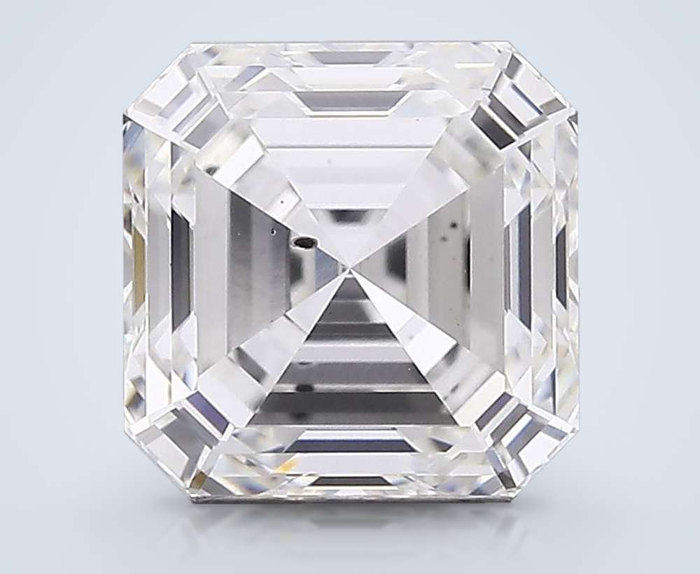 2.17ct F SI1 Excellent Cut Asscher Lab Grown Diamond