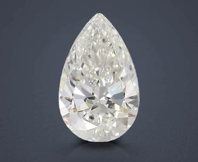 6.11ct F VVS2 Rare Carat Ideal Cut Pear Lab Grown Diamond