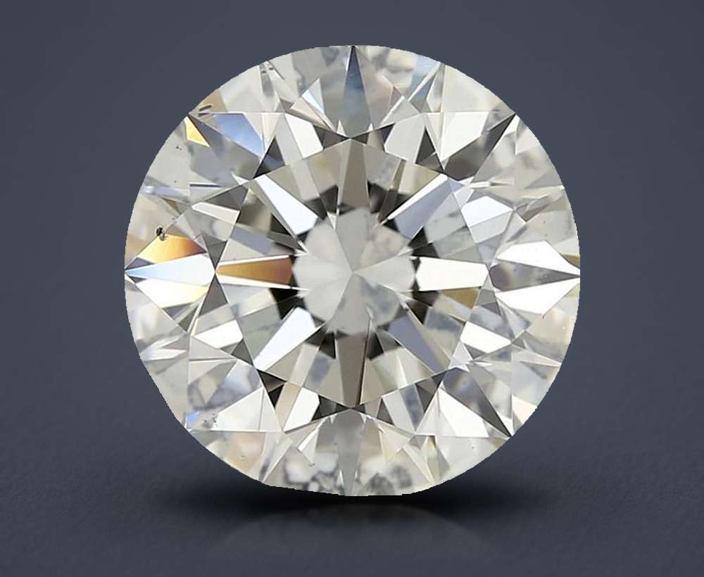 2.60ct H VS2 Rare Carat Ideal Cut Round Diamond