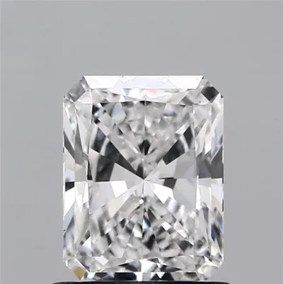 1.00ct F SI1 Very Good Cut Radiant Lab Grown Diamond