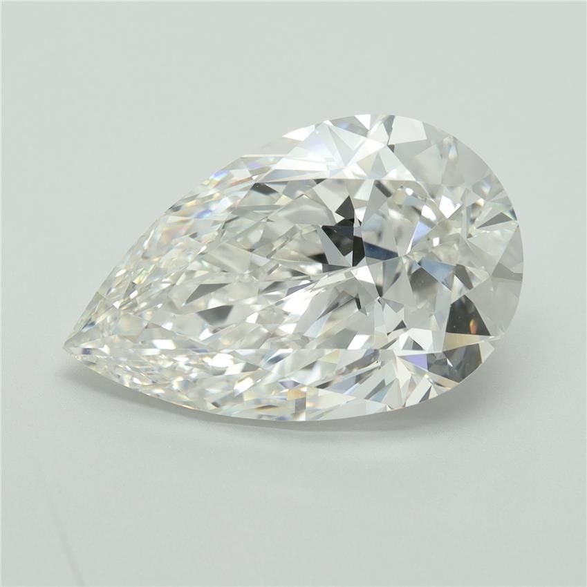 10.46ct G VVS2 Rare Carat Ideal Cut Pear Lab Grown Diamond