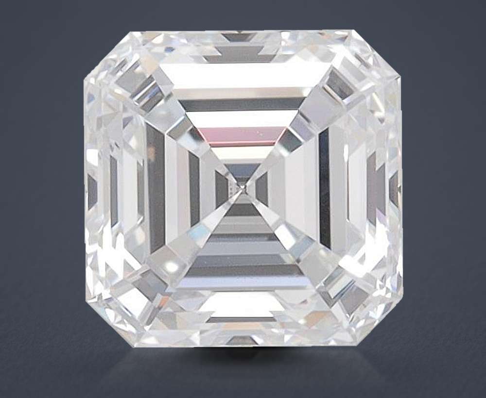 1.57ct E VS1 Rare Carat Ideal Cut Asscher Lab Grown Diamond