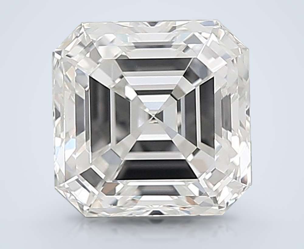 3.02ct F VVS2 Very Good Cut Asscher Lab Grown Diamond