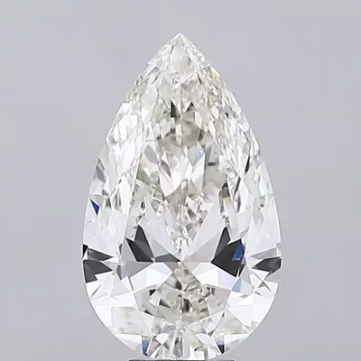 6.01ct I VS1 Rare Carat Ideal Cut Pear Lab Grown Diamond