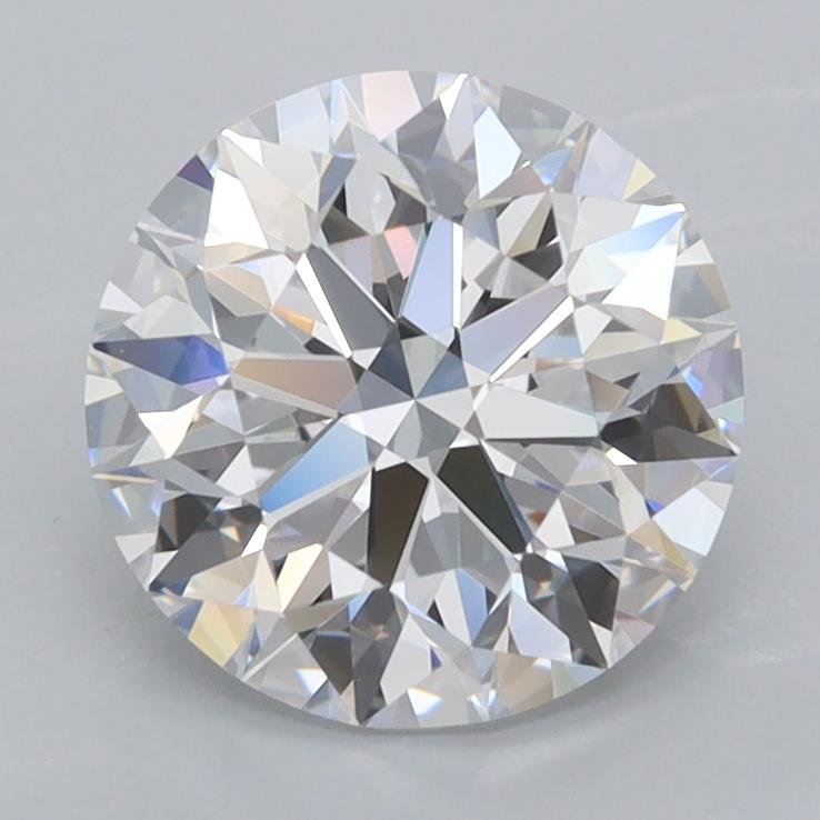 2.02ct D FL Excellent Cut Round Lab Grown Diamond