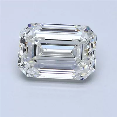 3.01ct I SI1 Excellent Cut Emerald Diamond