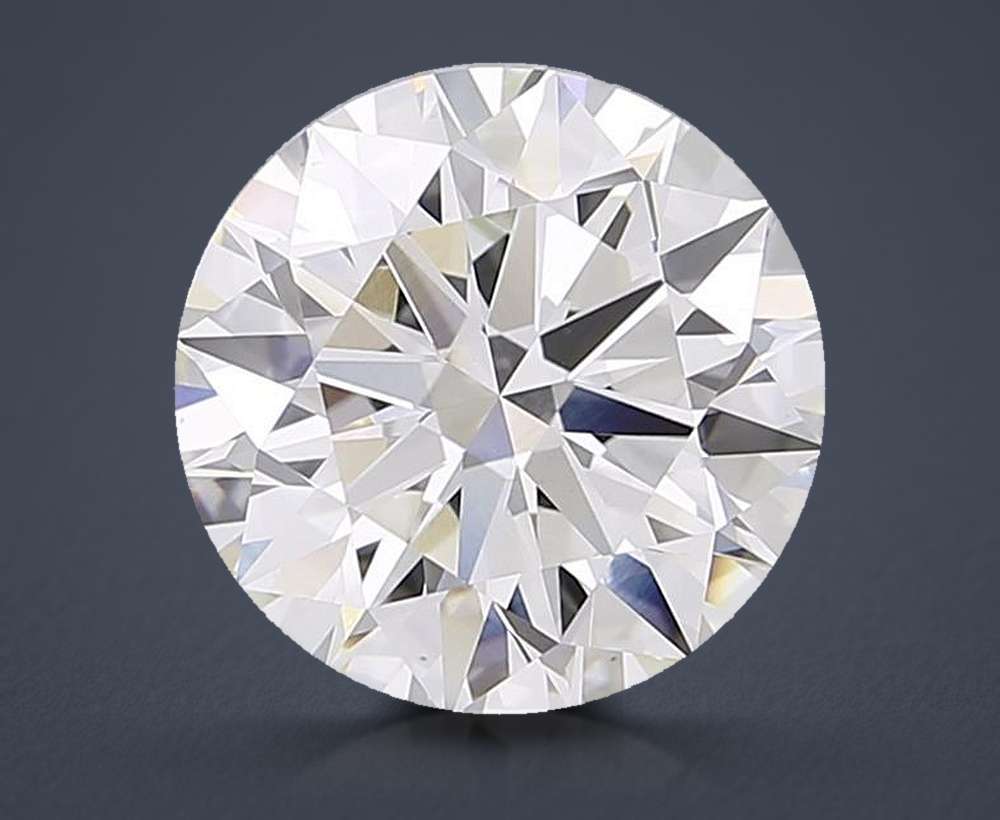 4.02ct H VS1 Rare Carat Ideal Cut Round Lab Grown Diamond