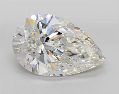 31.61ct G VS1 Rare Carat Ideal Cut Pear Lab Grown Diamond