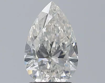 1.70ct G SI2 Rare Carat Ideal Cut Pear Diamond
