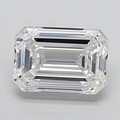 2.05ct E VS1 Rare Carat Ideal Cut Emerald Lab Grown Diamond