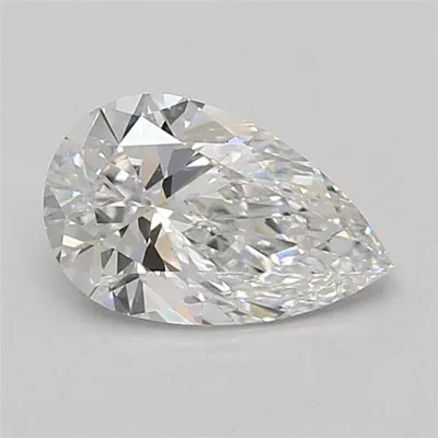 1.35ct D VS1 Rare Carat Ideal Cut Pear Lab Grown Diamond