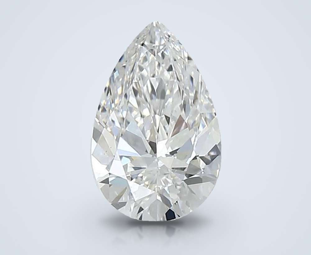 1.30ct D VS1 Rare Carat Ideal Cut Pear Lab Grown Diamond