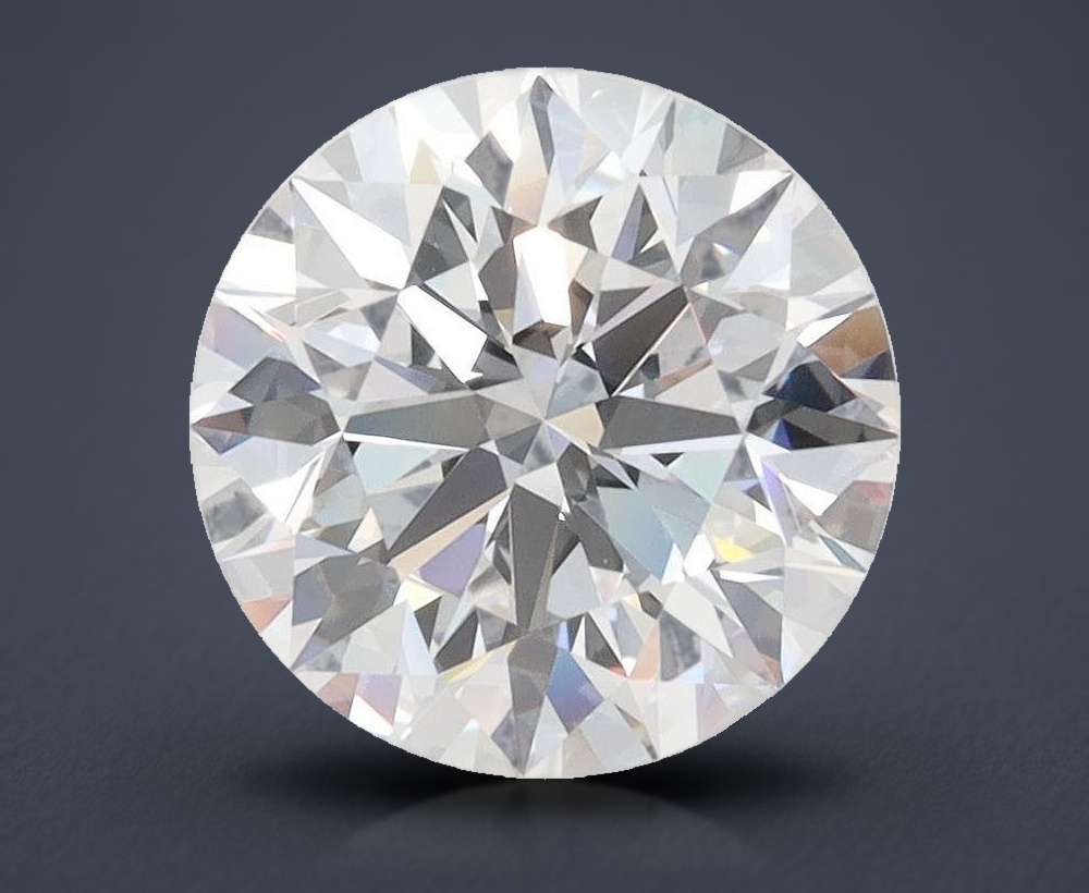 2.74ct D VVS1 Rare Carat Ideal Cut Round Lab Grown Diamond