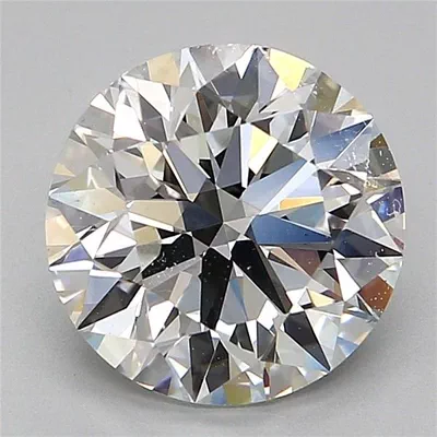 2.90ct F VS2 Rare Carat Ideal Cut Round Diamond