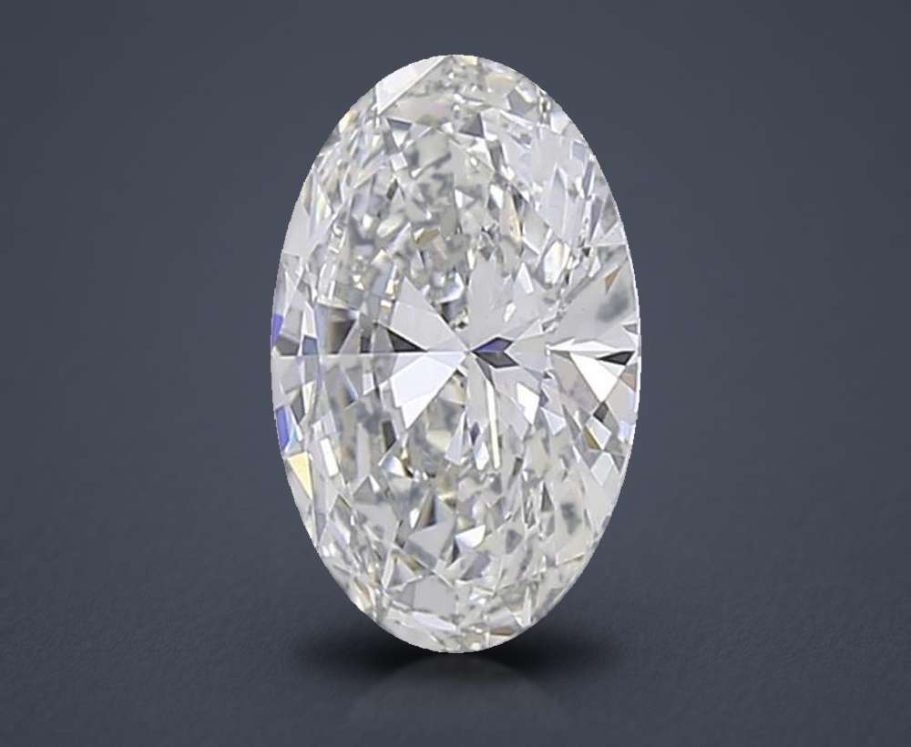1.55ct G VS1 Rare Carat Ideal Cut Oval Lab Grown Diamond