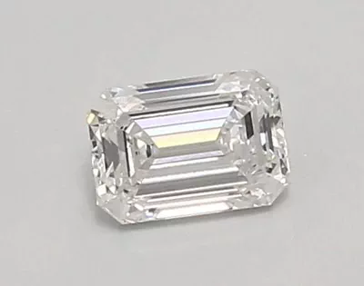 0.67ct D VS1 Rare Carat Ideal Cut Emerald Lab Grown Diamond