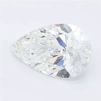 1.59ct D VVS2 Rare Carat Ideal Cut Pear Lab Grown Diamond
