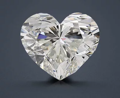 4.53ct I VS2 Rare Carat Ideal Cut Heart Diamond