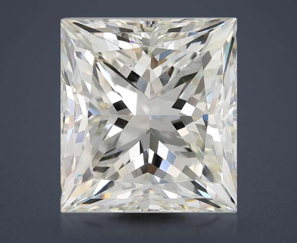 3.16ct H VVS2 Very Good Cut Princess Diamond