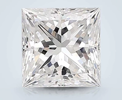 3.06ct D VS1 Rare Carat Ideal Cut Princess Lab Grown Diamond