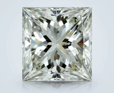 2.01ct K VS2 Rare Carat Ideal Cut Princess Diamond