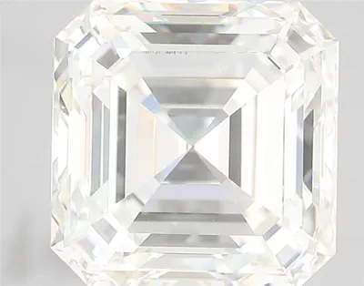 7.32ct H VVS2 Rare Carat Ideal Cut Asscher Diamond