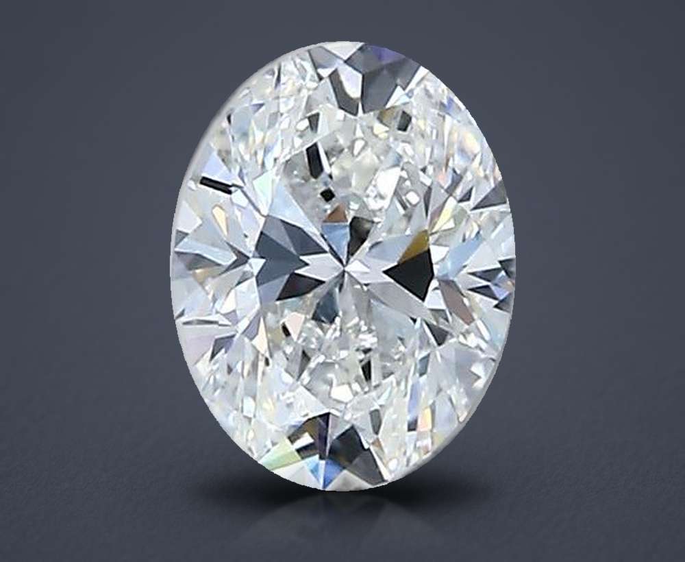 0.70ct G VVS2 Rare Carat Ideal Cut Oval Diamond