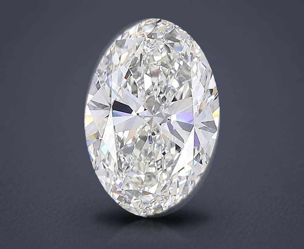 13.54ct F VVS2 Rare Carat Ideal Cut Oval Lab Grown Diamond