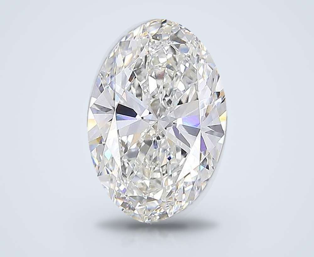13.54ct F VVS2 Rare Carat Ideal Cut Oval Lab Grown Diamond