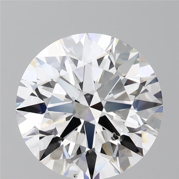 3.08ct F SI1 Rare Carat Ideal Cut Round Lab Grown Diamond