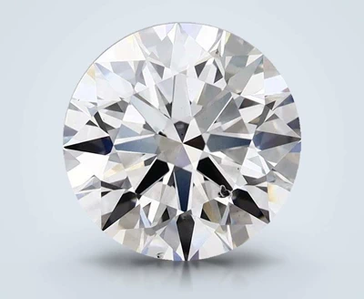 3.08ct F SI1 Rare Carat Ideal Cut Round Lab Grown Diamond